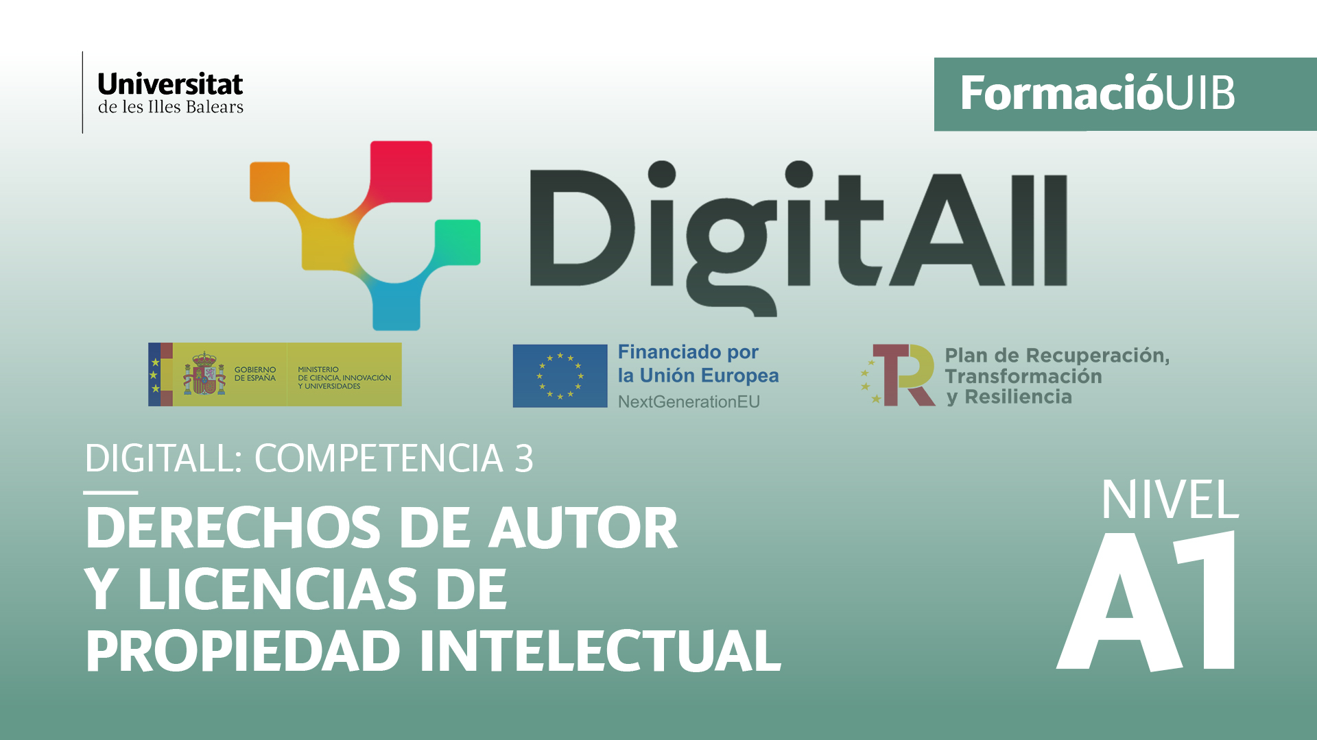 (Nivel A1) Introducción a derechos de autor y licencias