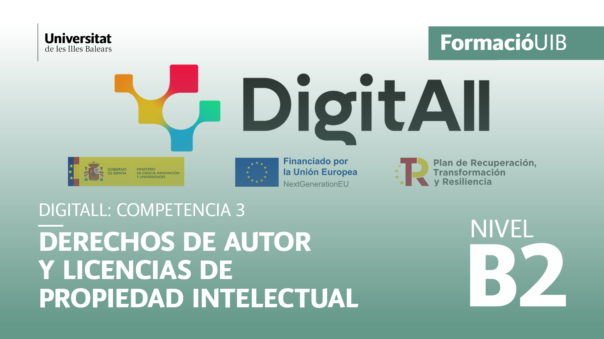 (Nivel B1) Introducción a derechos de autor y licencias
