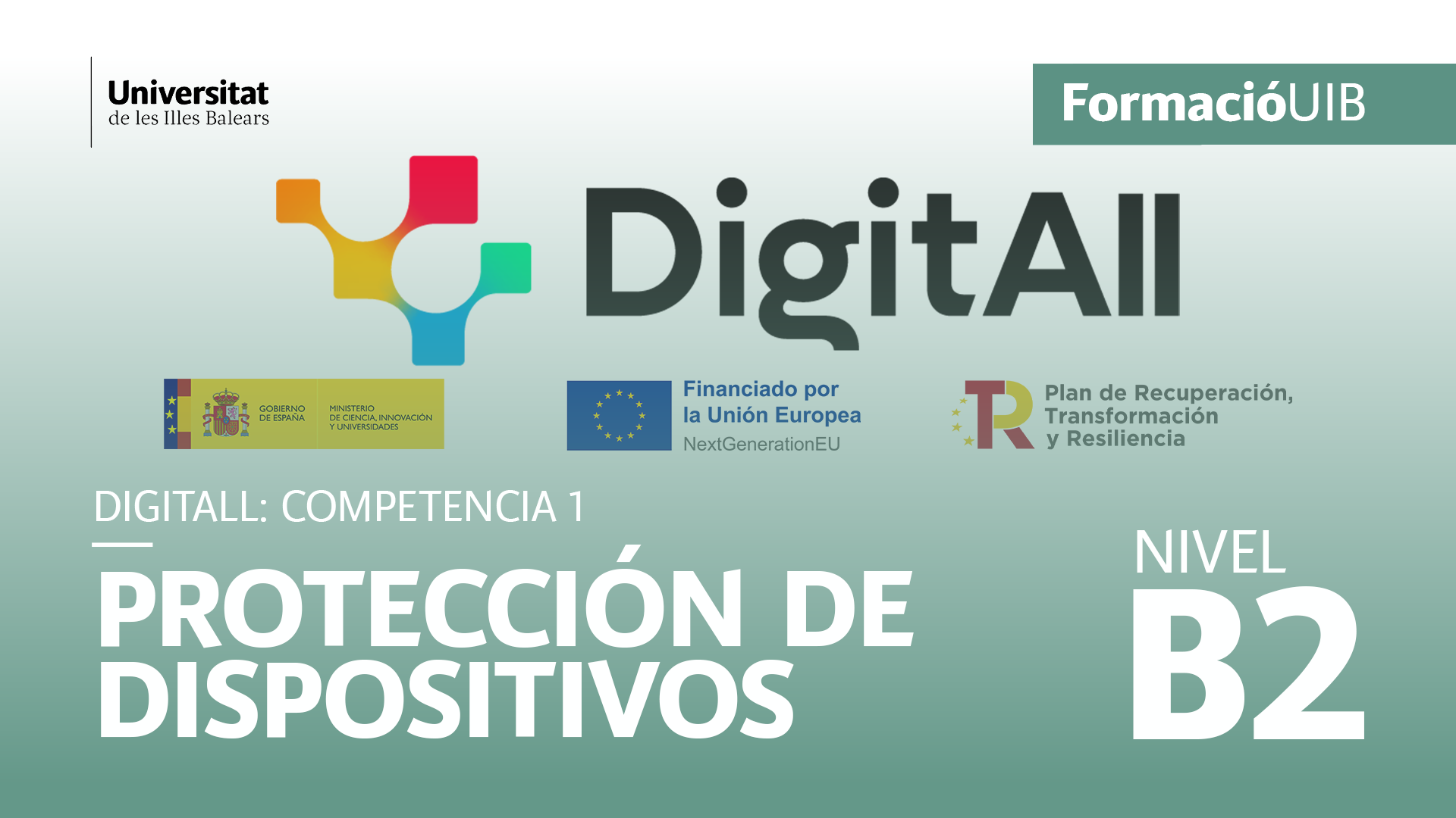 (Nivel B2) Introducción a la protección de dispositivos