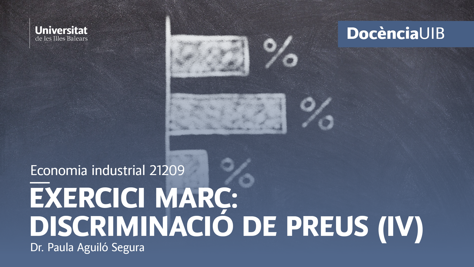 Industrial Economics. 21209. Framework exercise Price Discrimination (IV)