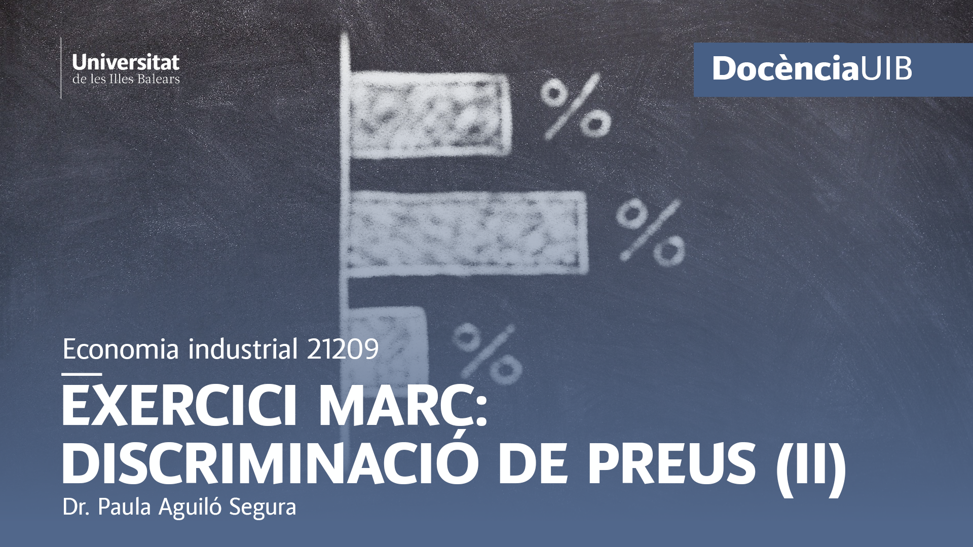 Industrial Economics 21209. Framework exercise Price Discrimination (II)